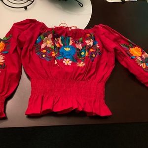 Beautiful Long sleeve mexican blouse